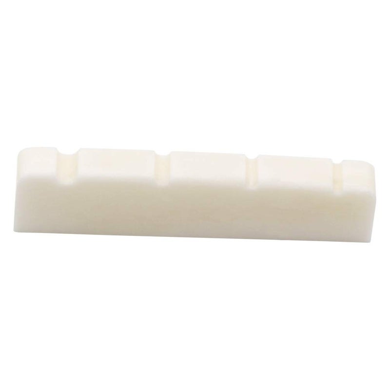 DISENS Bass Guitar Nut 4 String Slotted Bone Bridge Nuts Electric Guitar Replacement Neck Parts & Accessories - Image 3